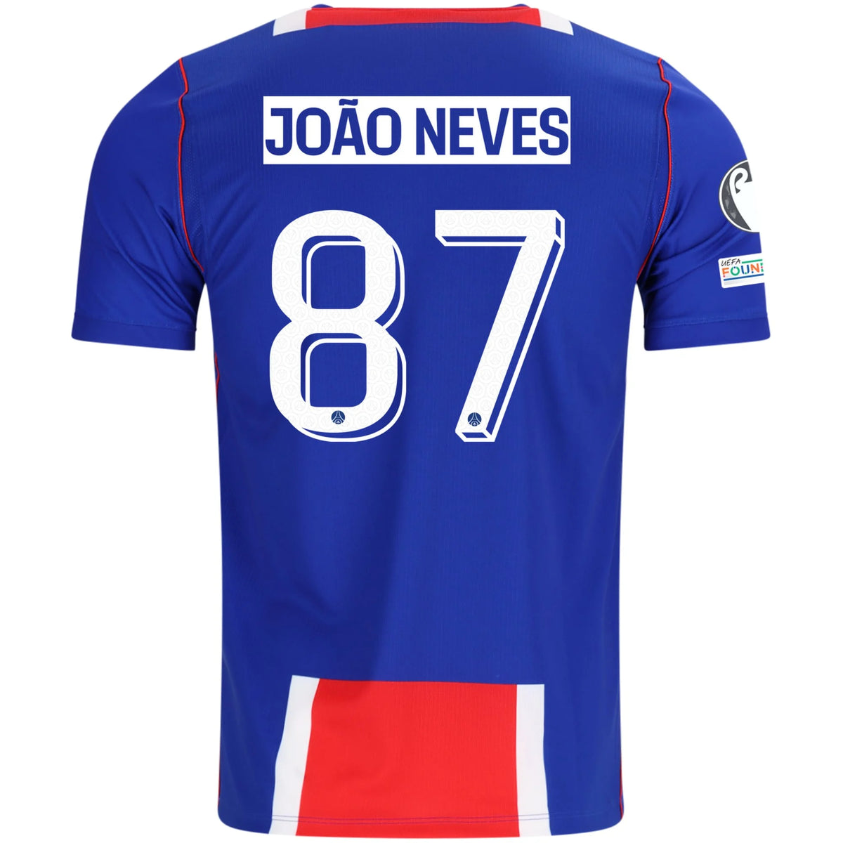 Men's Replica Joao Neves Paris Saint-Germain Home Jersey 26/27 UCL