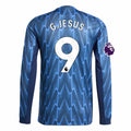 Men's Authentic G. Jesus Arsenal Long Sleeve Away Jersey 25/26