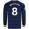 Men's Authentic Odegaard Arsenal Long Sleeve Away Jersey 26/27