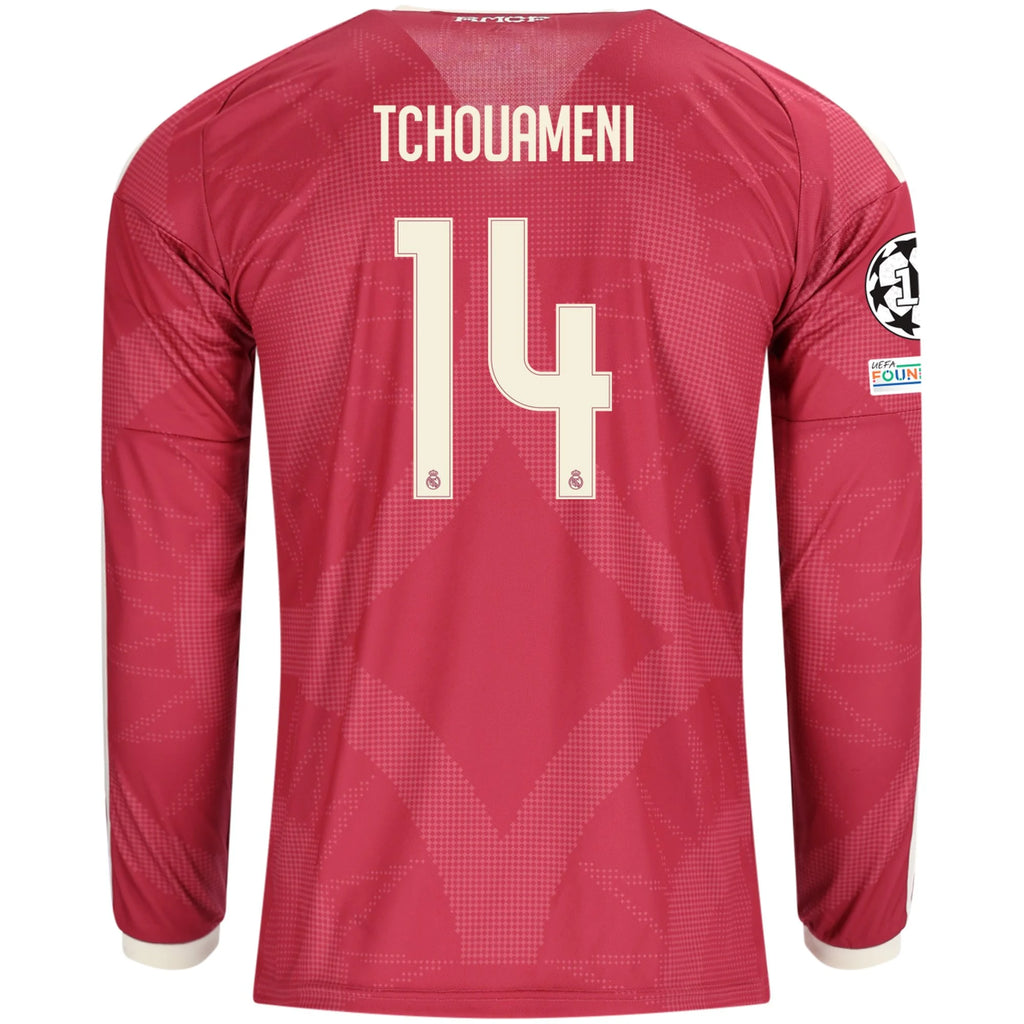 Men's Replica Tchouameni Real Madrid Long Sleeve Third Jersey 26/27