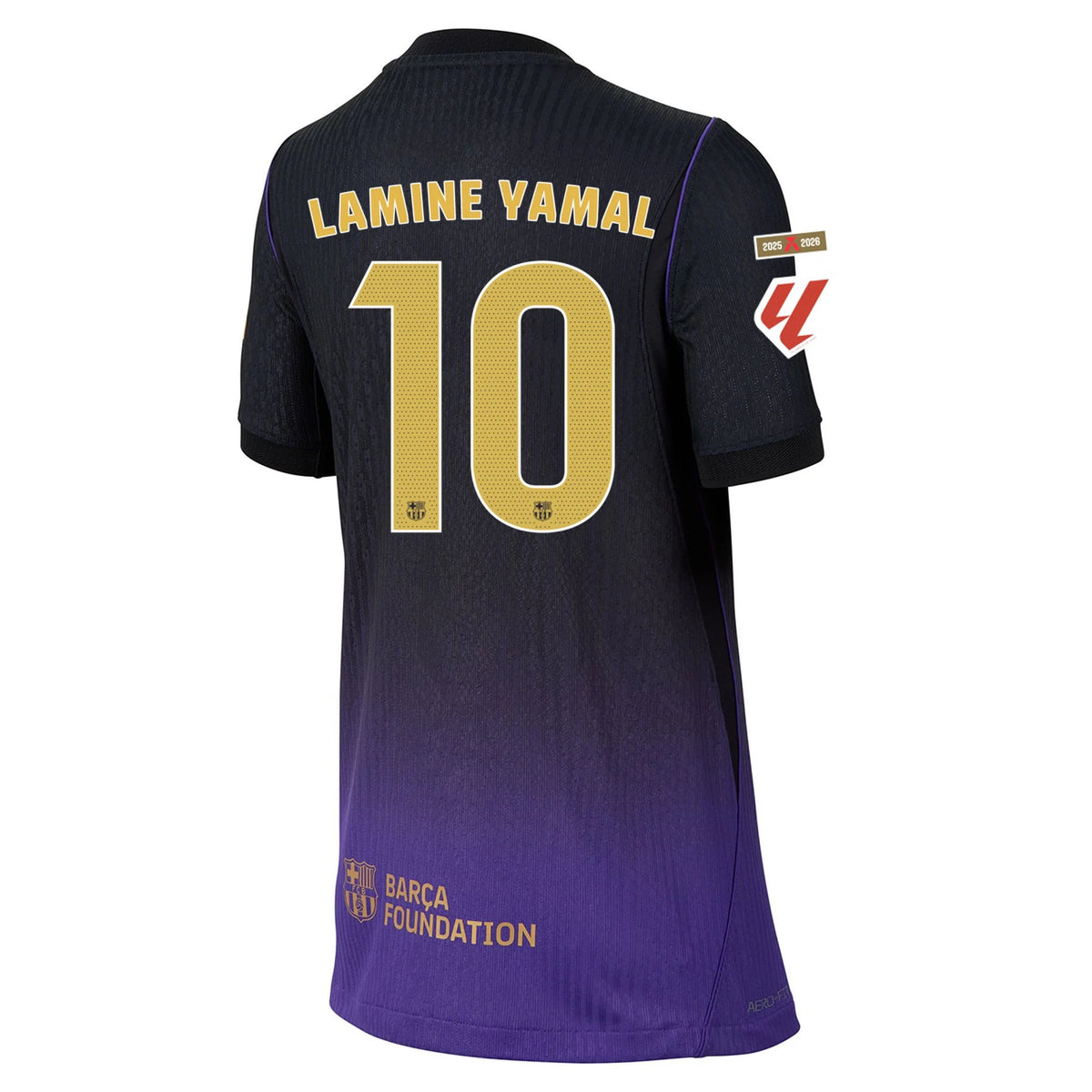 Kid's Authentic Lamine Yamal Barcelona Away Jersey 26/27