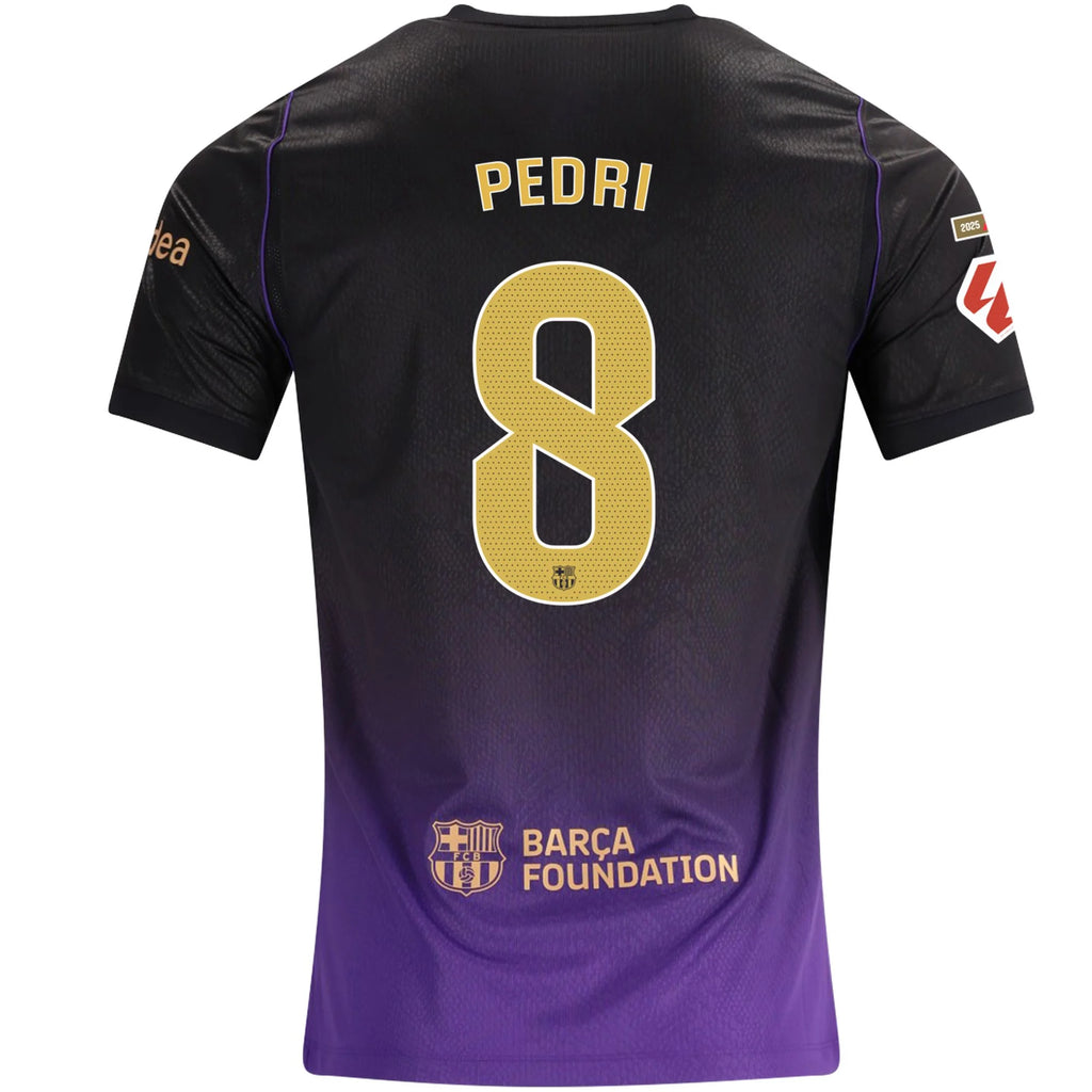 Men's Replica Pedri Barcelona Away Jersey 26/27