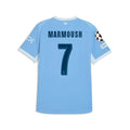 Men's Authentic Marmoush Manchester City Home Jersey Gift Box 26/27 UCL