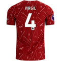 Men's Replica Virgil Liverpool Home Jersey 26/27