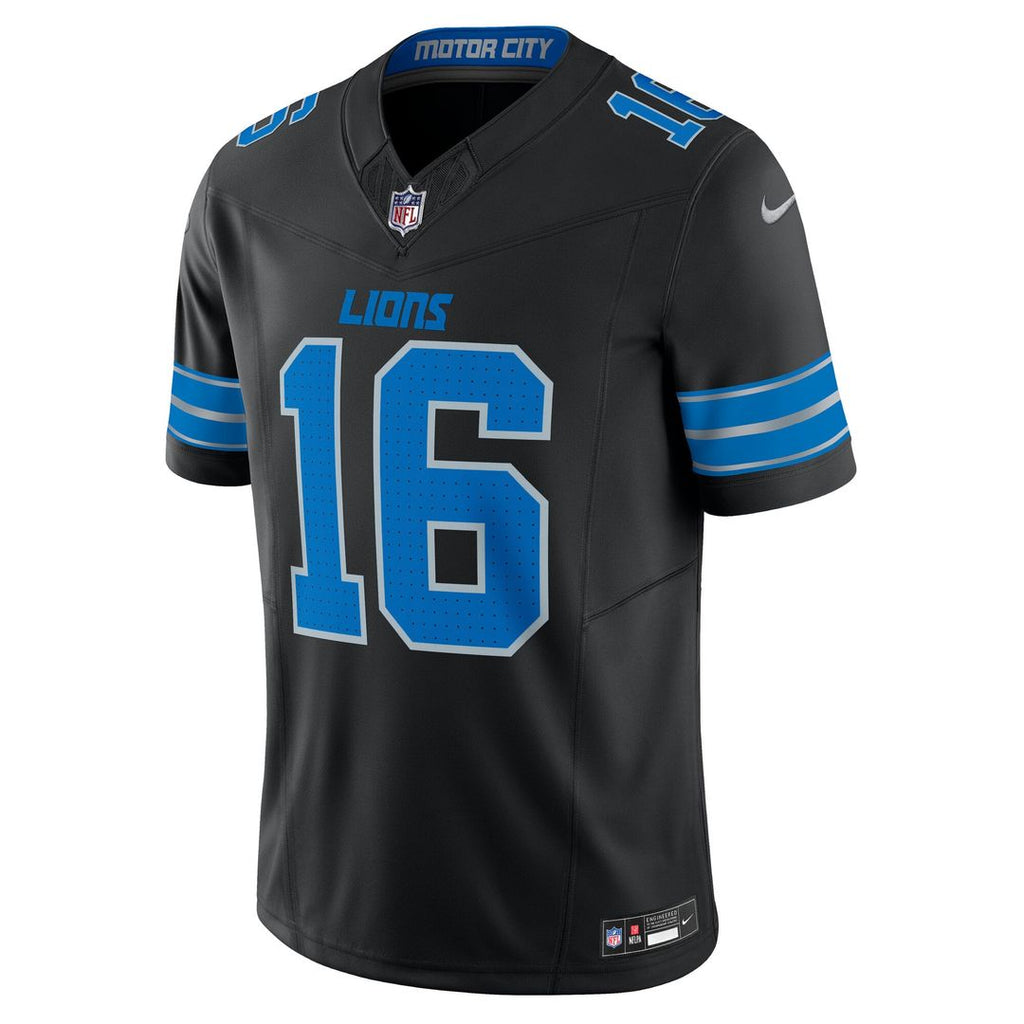 Men's Detroit Lions Jared Goff White Vapor F.U.S.E.