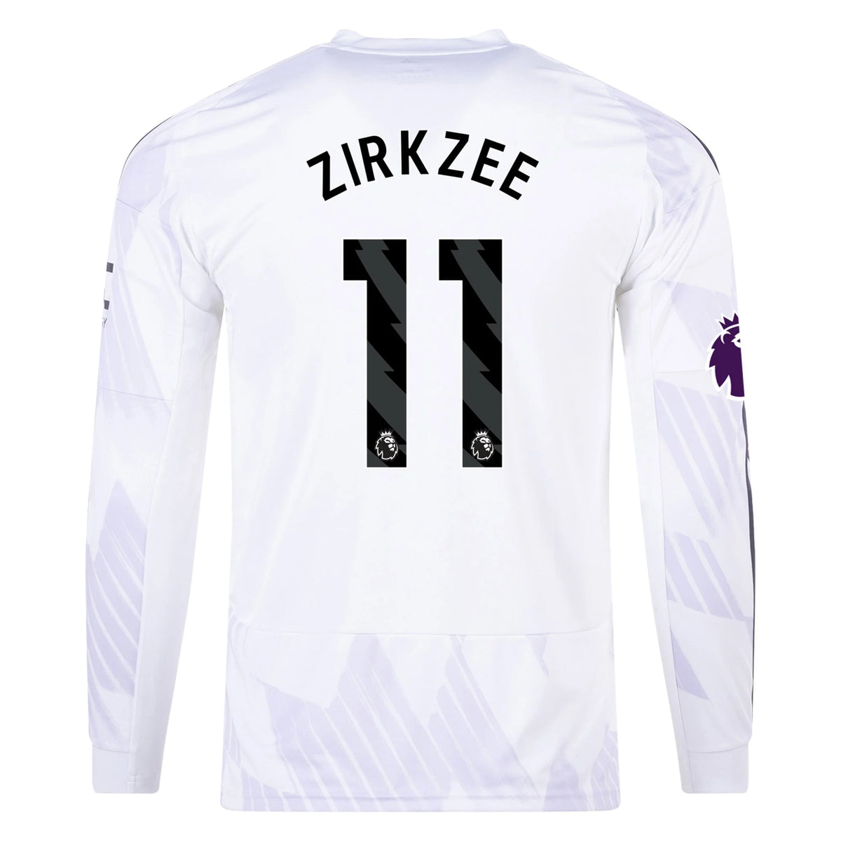 Men's Replica Zirkzee Manchester United Long Sleeve Away Jersey 25/26