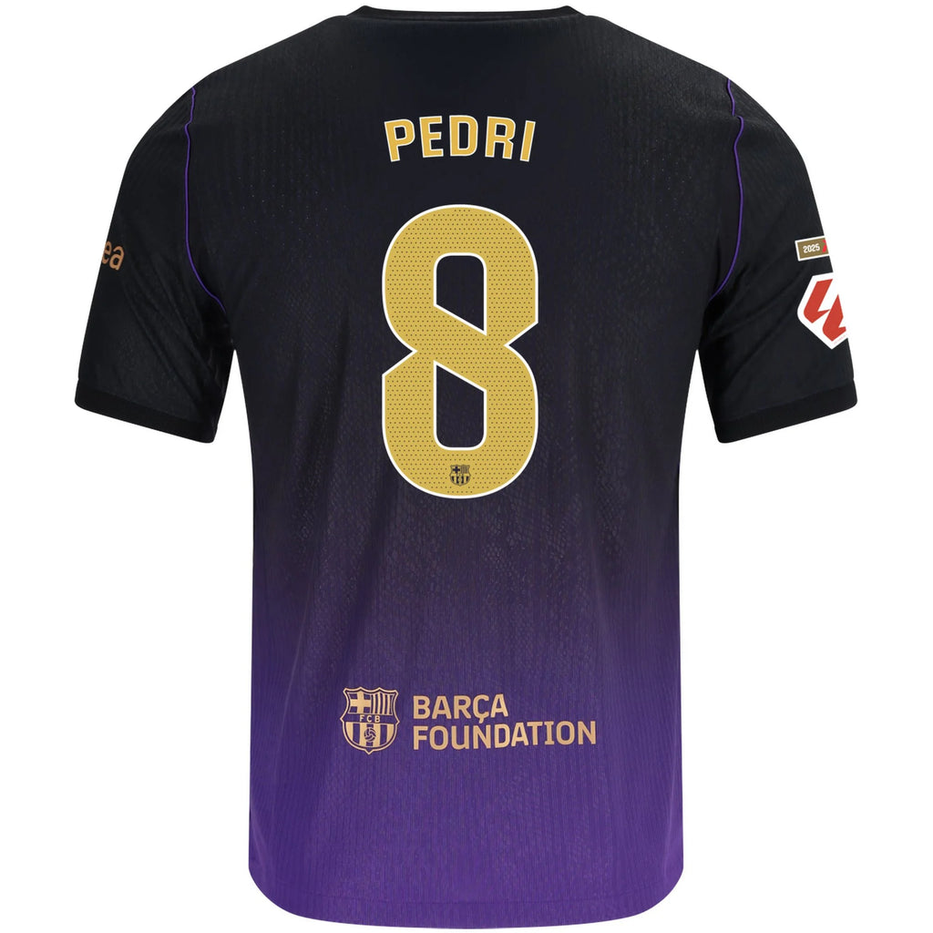 Men's Authentic Pedri Barcelona Away Jersey 26/27