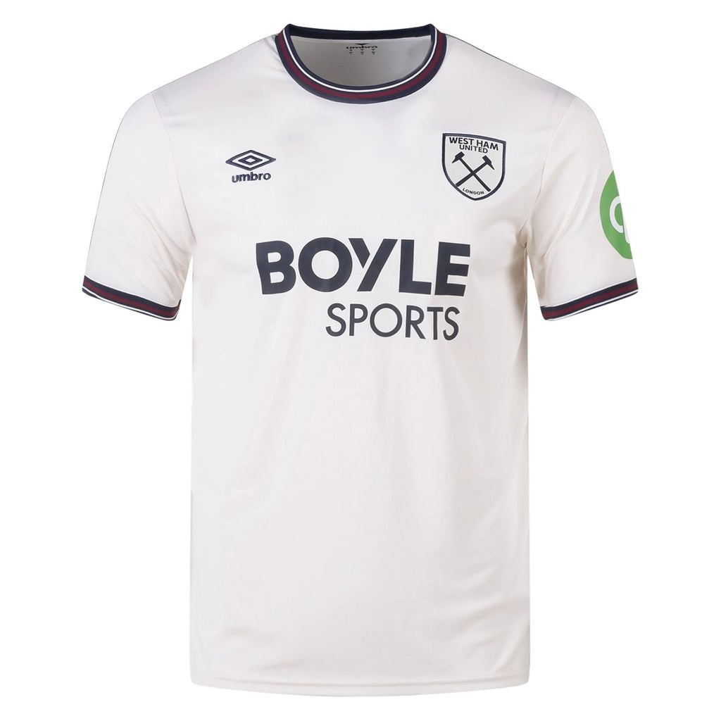 Men's Replica West Ham Away Jersey 25/26