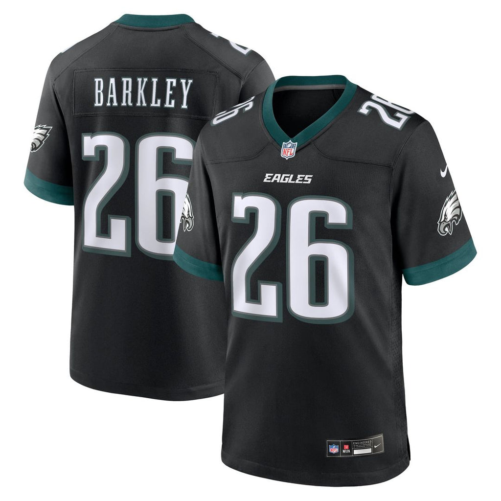 Men's Philadelphia Eagles Saquon Barkley Black Alternate