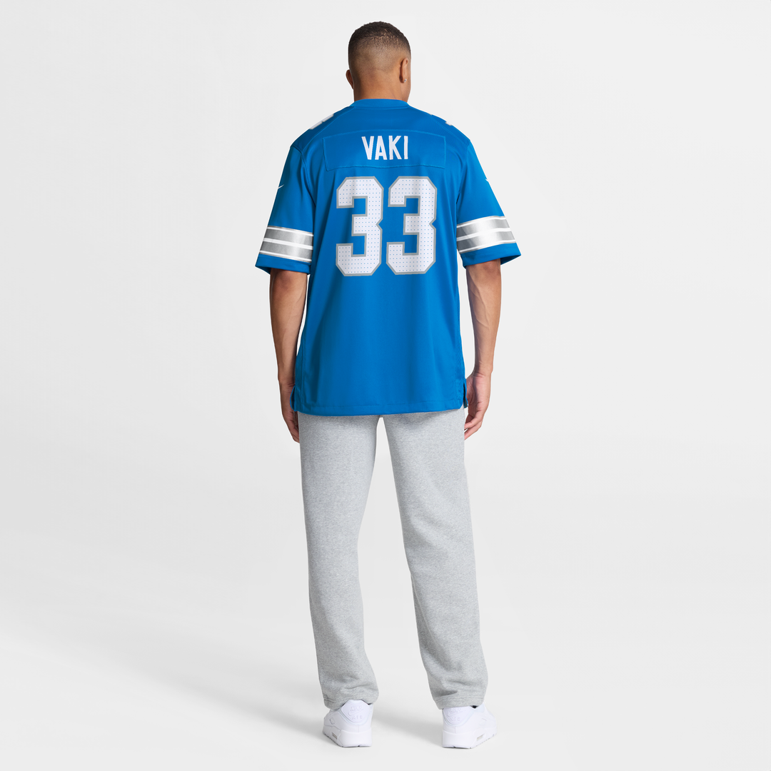 Men's Detroit Lions Sione Vaki Blue Team