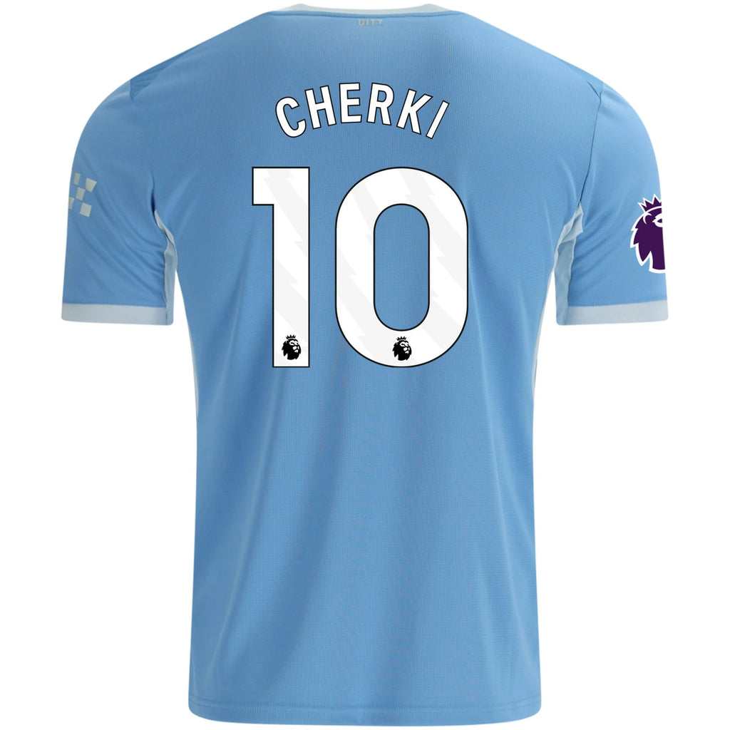 Men's Replica Cherki Manchester City Home Jersey 26/27