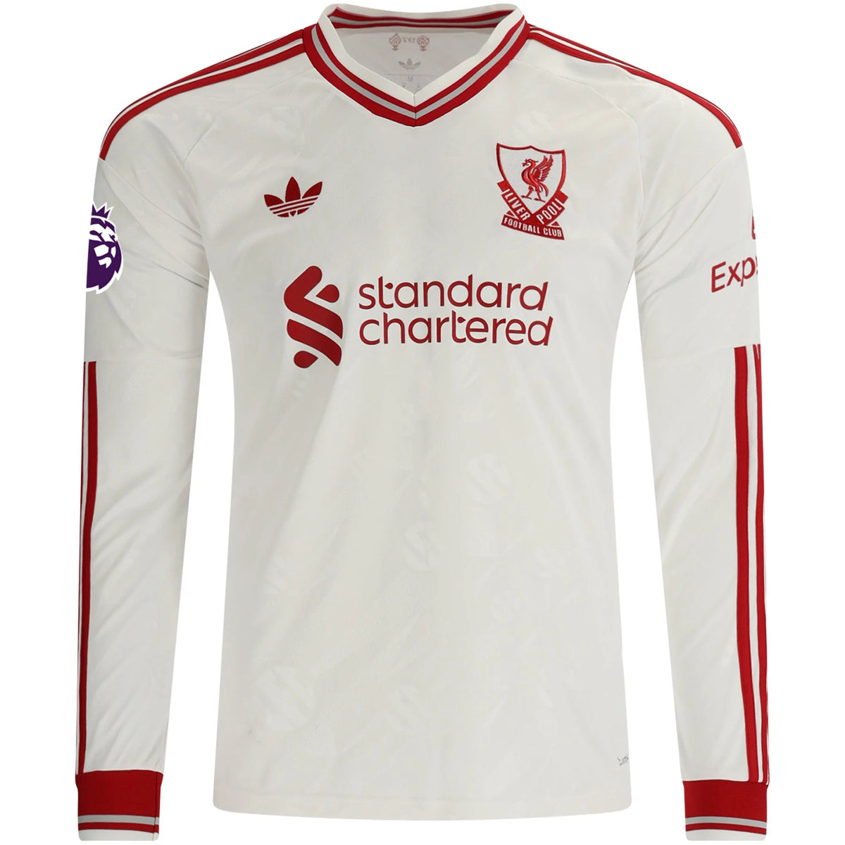 Men's Replica Wirtz Liverpool Long Sleeve Away Jersey 26/27