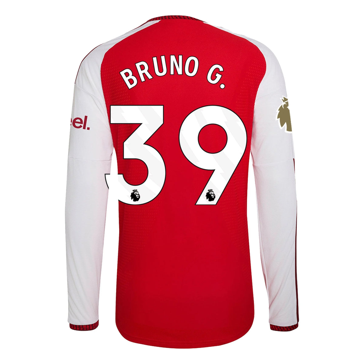 Men's Authentic Bruno G. Arsenal Long Sleeve Home Jersey 26/27