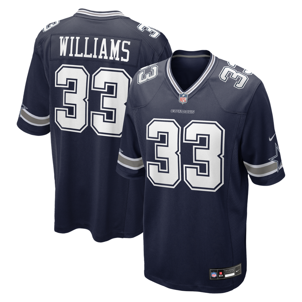 Men's Dallas Cowboys Javonte Williams White Alternate