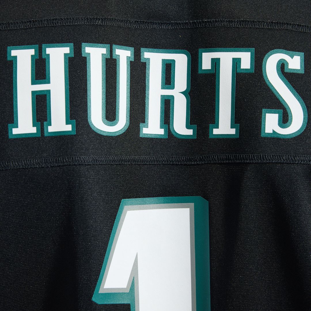 Men's Philadelphia Eagles Jalen Hurts Black Alternate