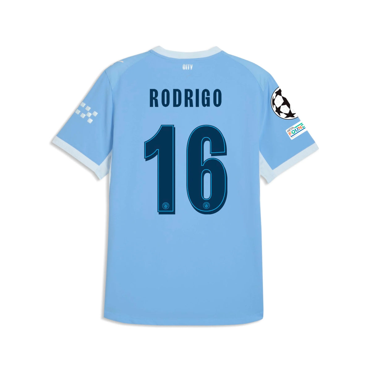 Men's Authentic Rodrigo Manchester City Home Jersey Gift Box 26/27 UCL