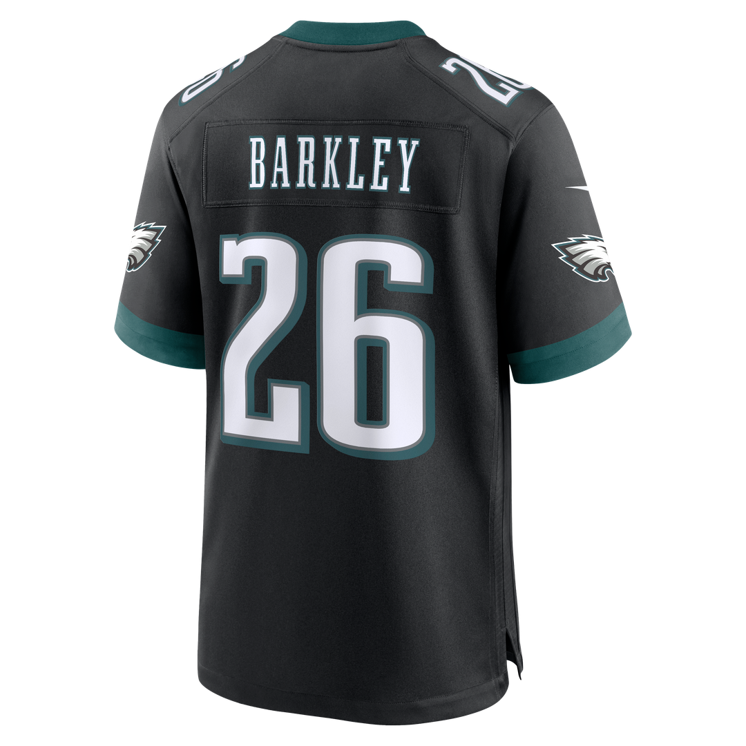 Men's Philadelphia Eagles Saquon Barkley Black Alternate