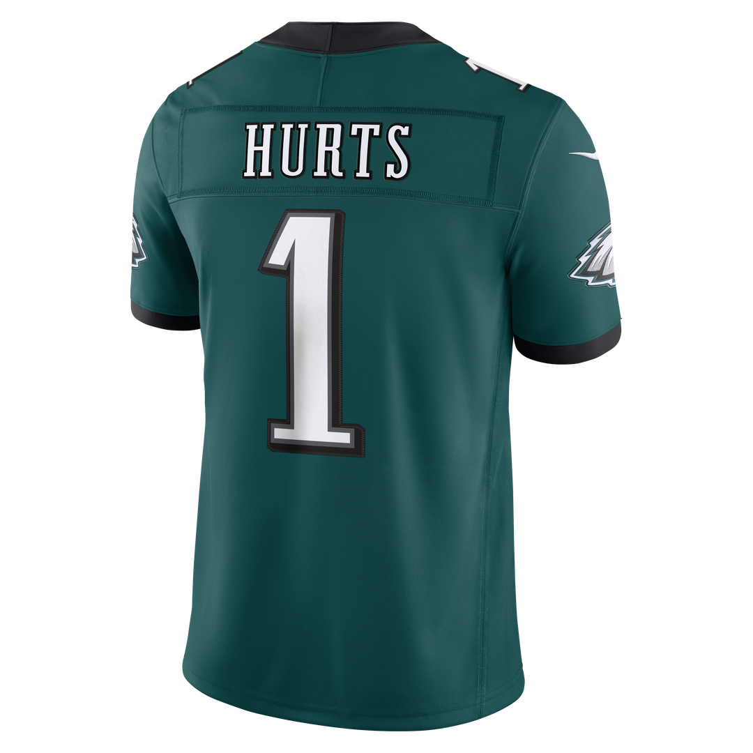 Men's Philadelphia Eagles Jalen Hurts Kelly Green Alternate Vapor F.U.S.E. Stitched