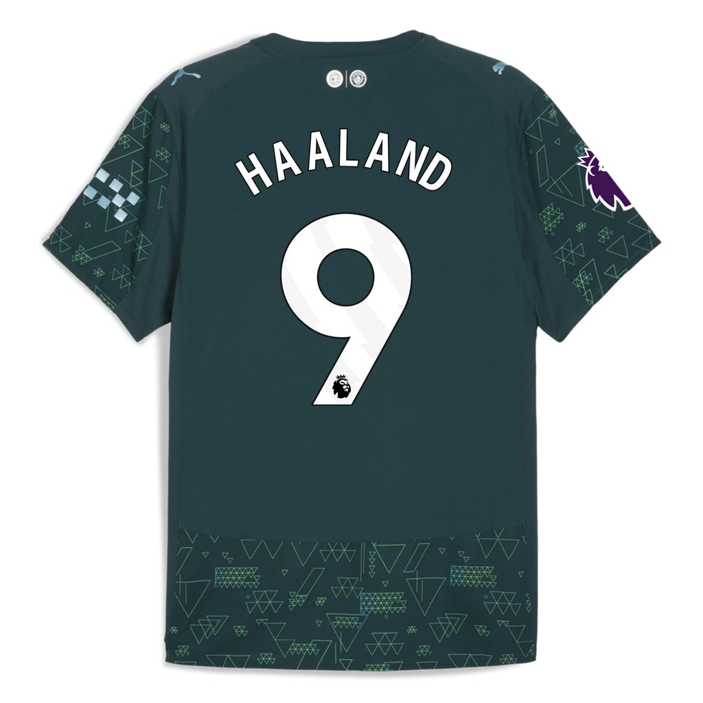 Men's Authentic Haaland Manchester City Fourth Jersey 25/26