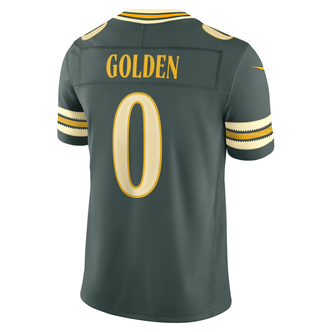 Men's Green Bay Packers Matthew Golden Green 2026 Rivalries Collection Stitched