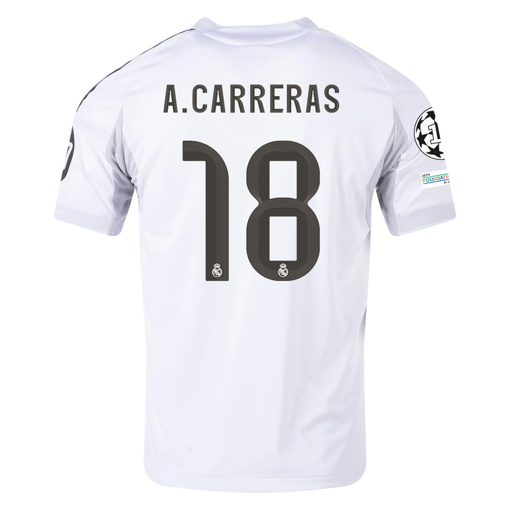 Men's Authentic A. Carreras Real Madrid Home Jersey 25/26