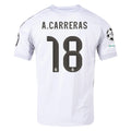Men's Authentic A. Carreras Real Madrid Home Jersey 25/26