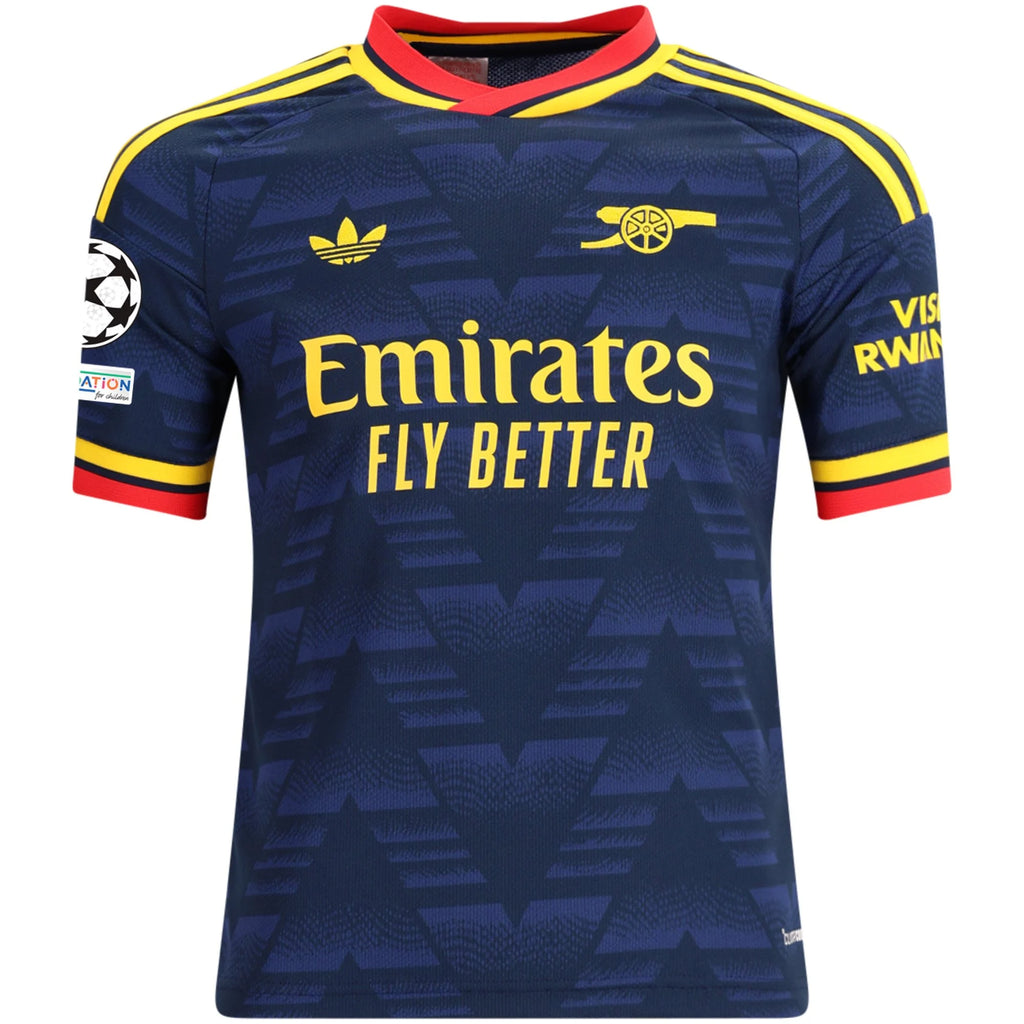 Kid's Replica Arsenal Away Jersey 26/27 UCL