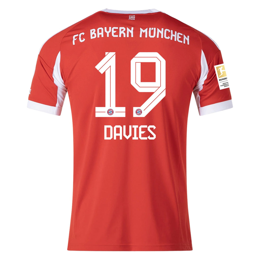 Men's Replica Davies Bayern Munich Home Jersey 25/26