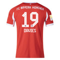 Men's Replica Davies Bayern Munich Home Jersey 25/26