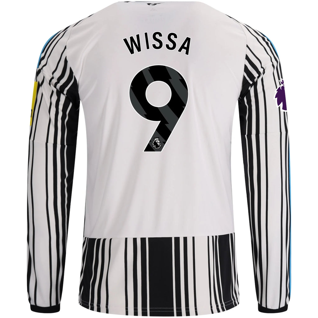 Men's Replica Wissa Newcastle Long Sleeve Home Jersey 26/27