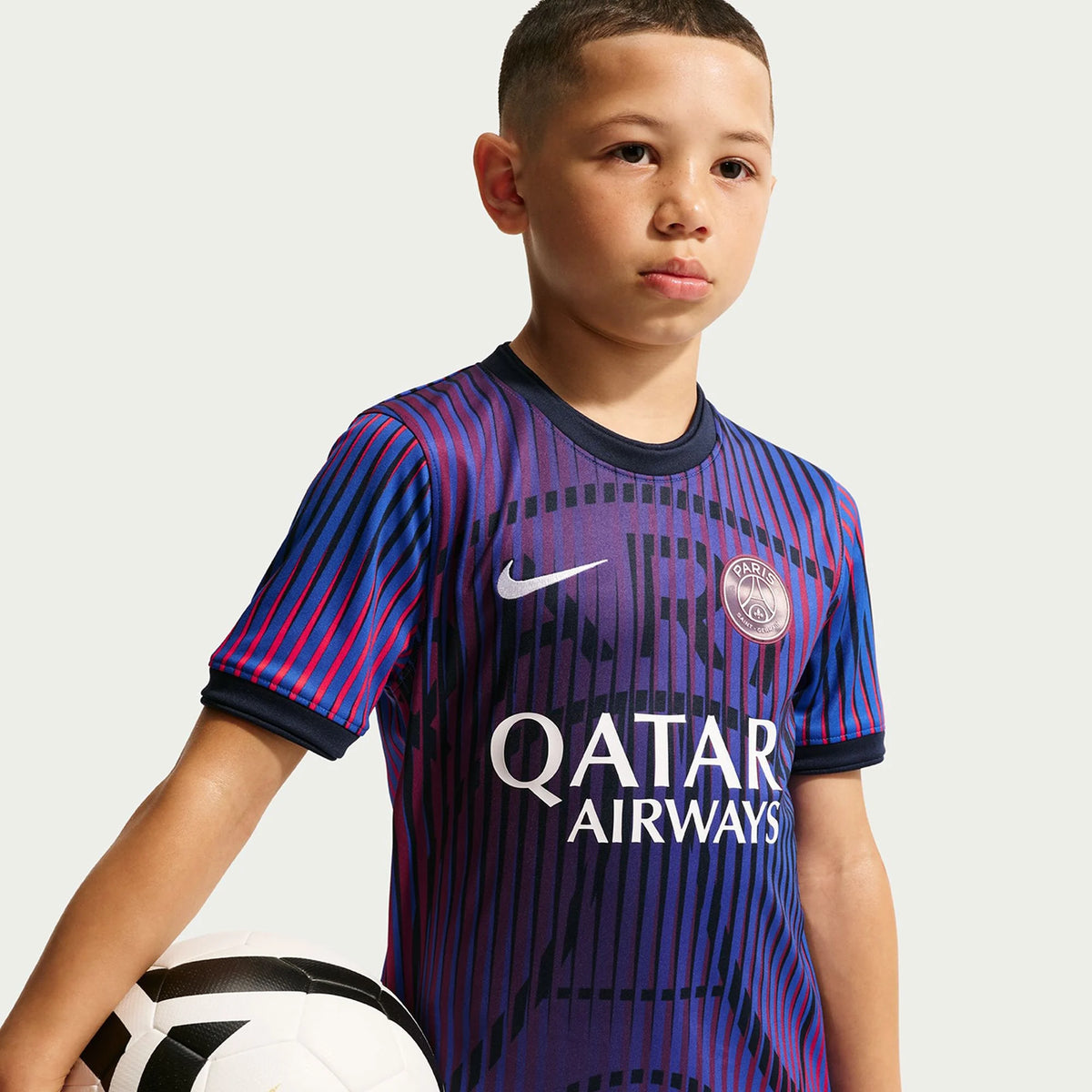 Paris Saint-Germain Youth Pre Match Training Jersey 2 26/27