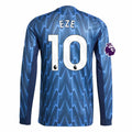 Men's Authentic Eze Arsenal Long Sleeve Away Jersey 25/26