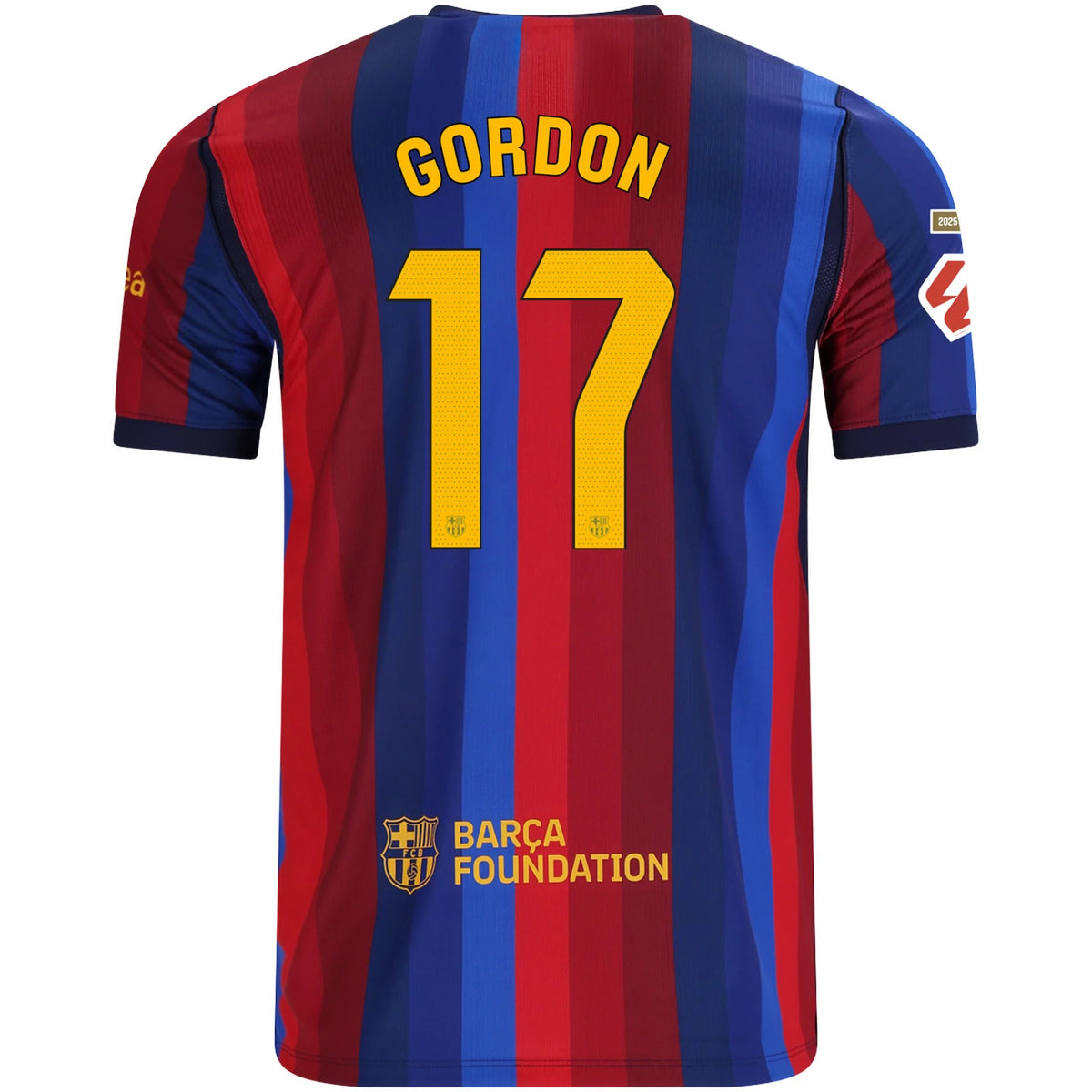 Men's Replica Gordon Barcelona Home Jersey 26/27