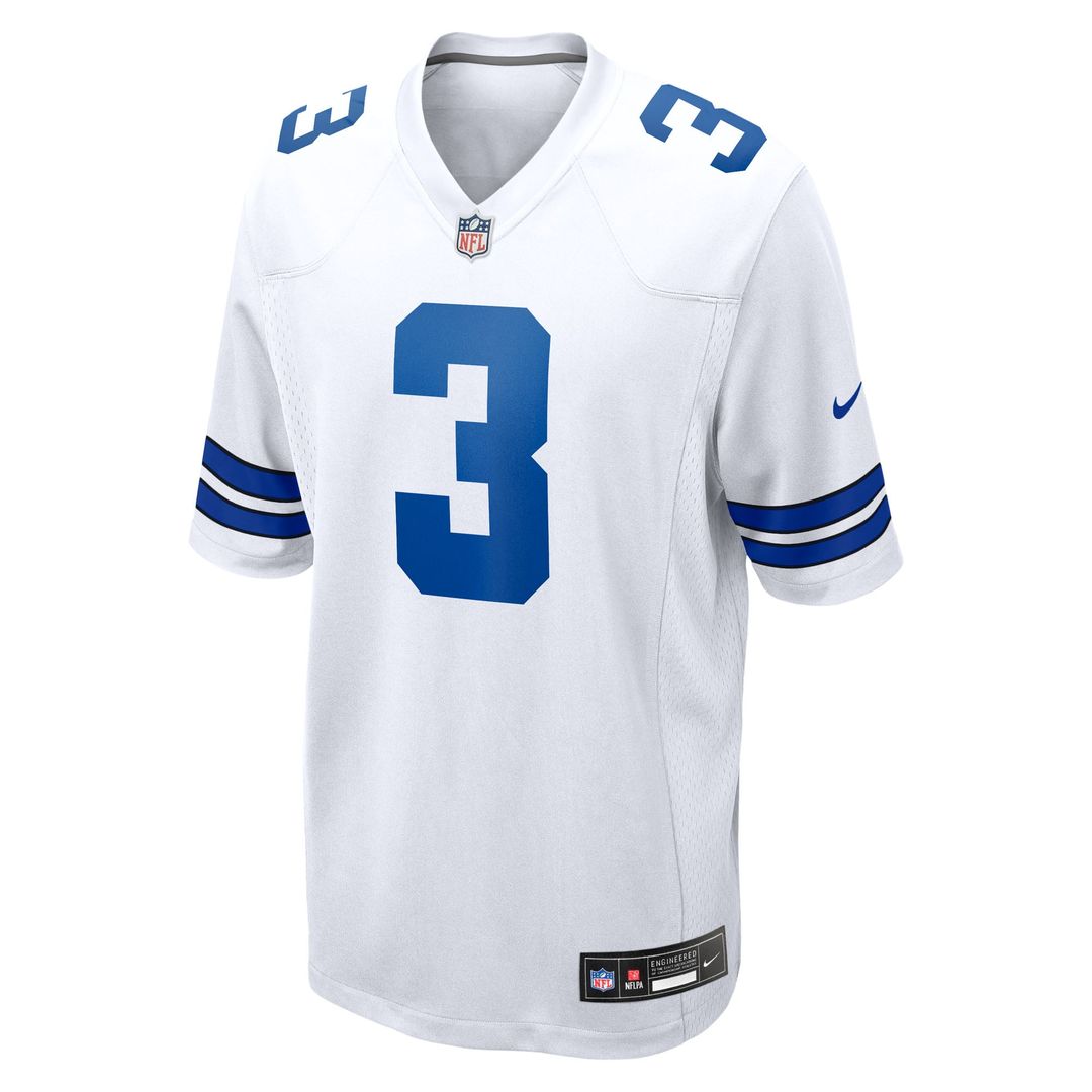 Men's Dallas Cowboys George Pickens White
