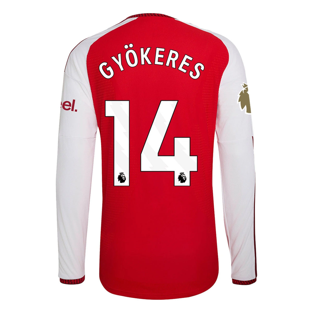 Men's Authentic Gyokeres Arsenal Long Sleeve Home Jersey 26/27
