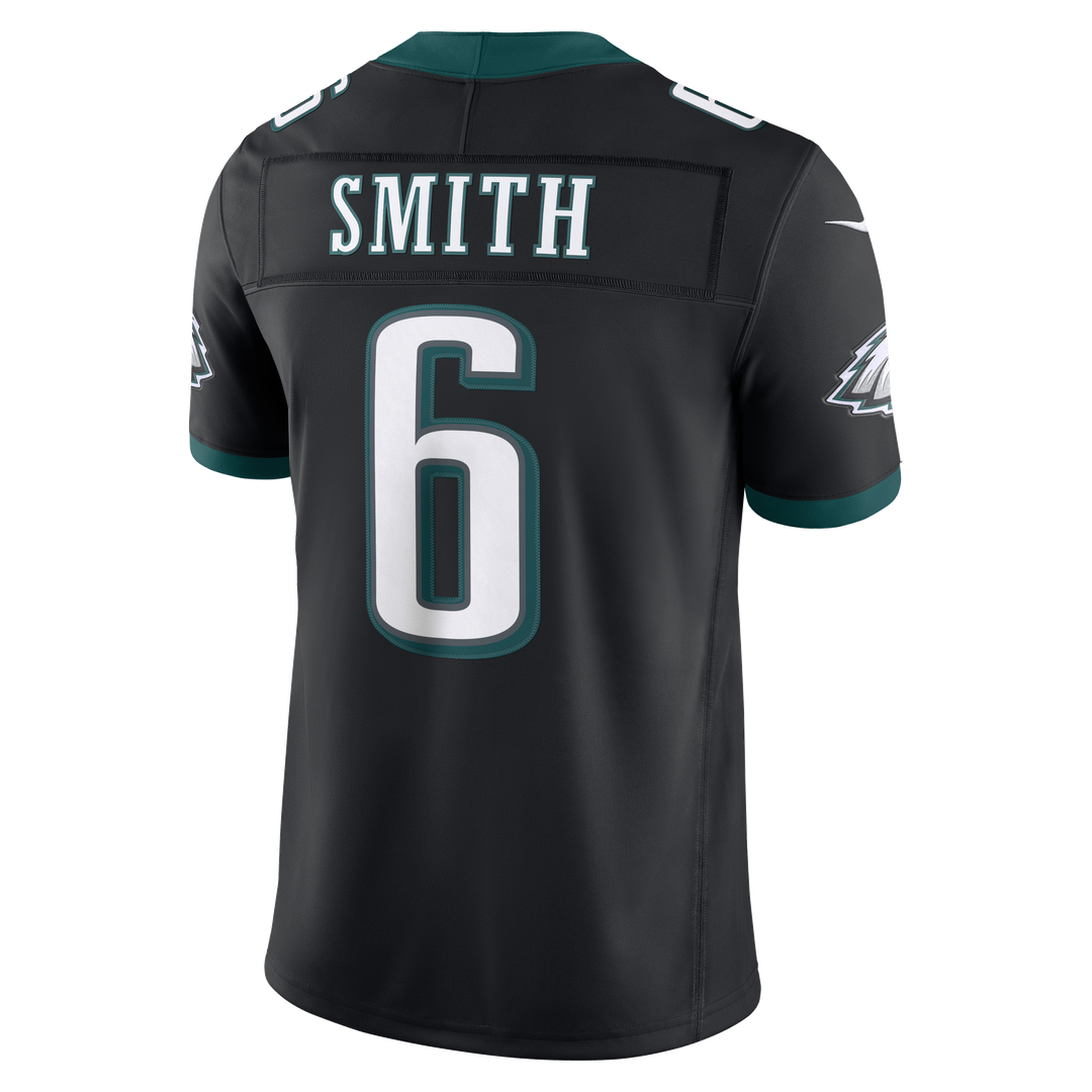 Men's Philadelphia Eagles DeVonta Smith Midnight Green Team Vapor F.U.S.E. Stitched