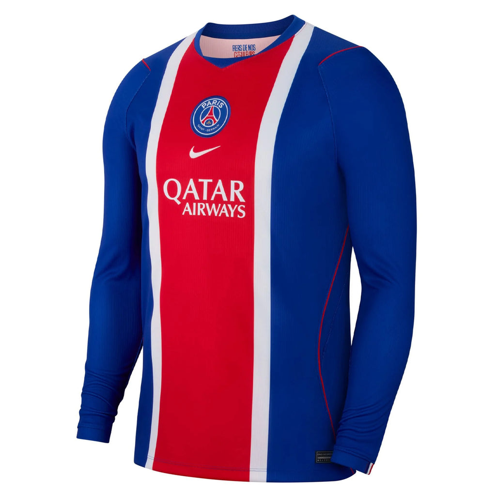 Men's Replica Paris Saint-Germain Long Sleeve Home Jersey 26/27