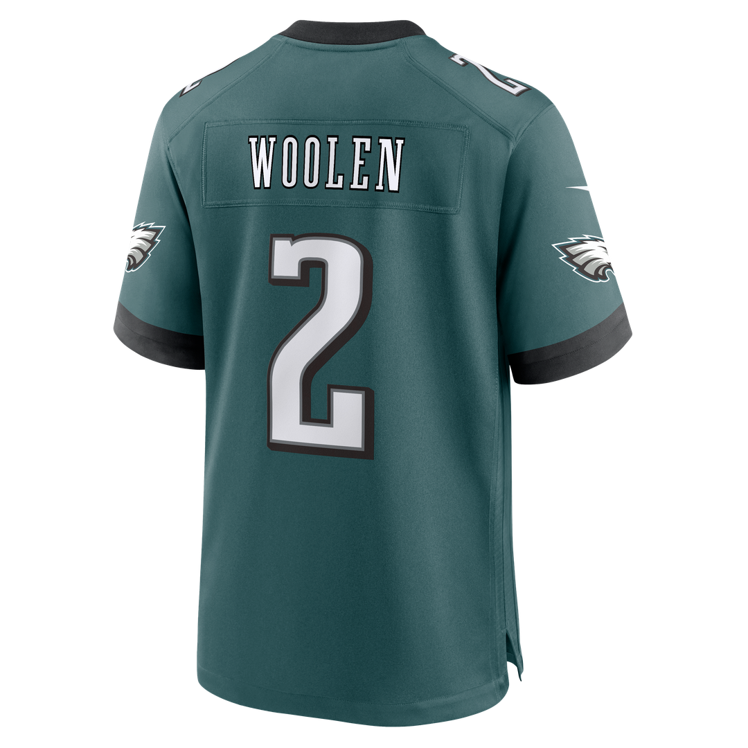 Men's Philadelphia Eagles Tariq Woolen Midnight Green Team
