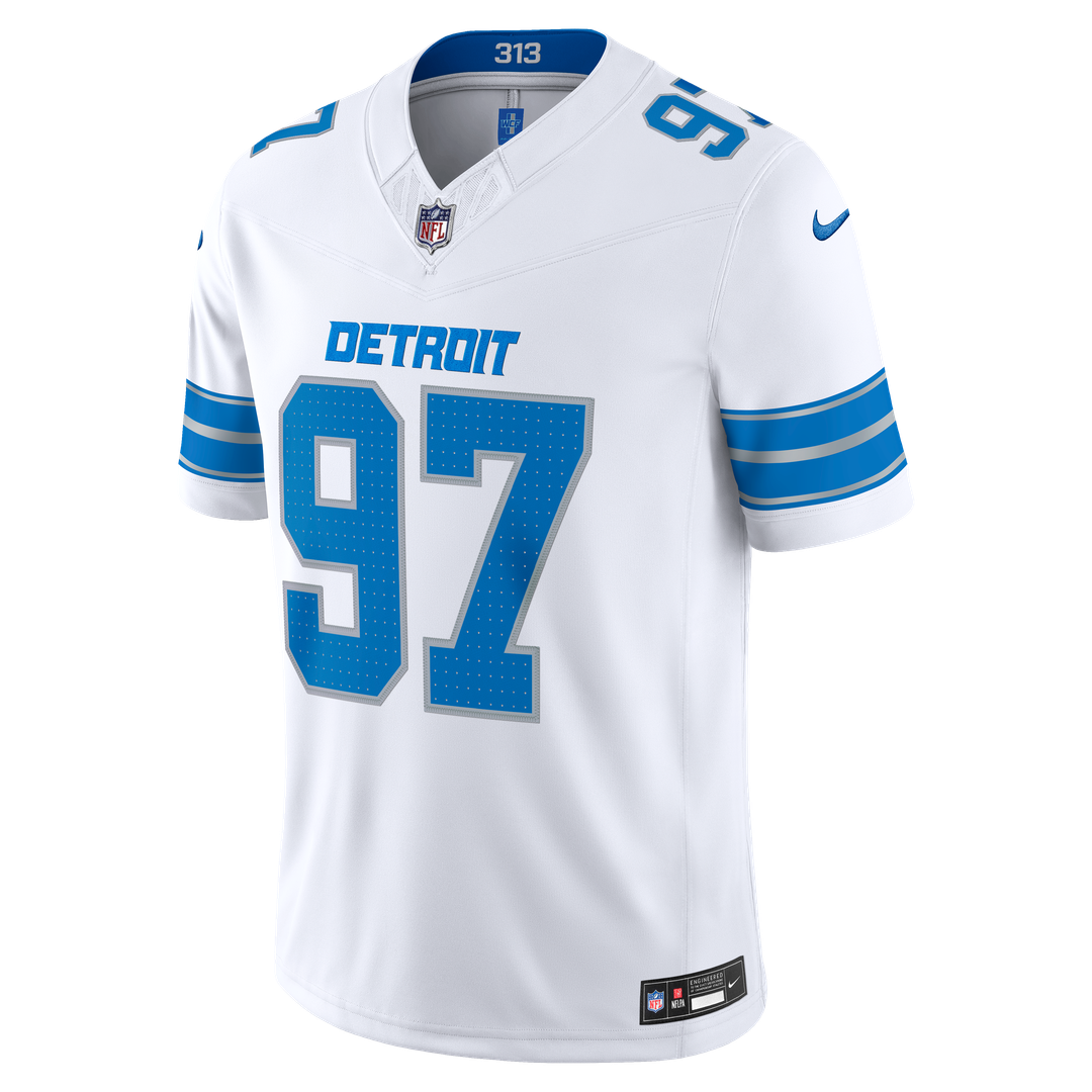Men's Detroit Lions Aidan Hutchinson Black Alternate Vapor F.U.S.E. Stitched