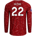 Men's Authentic Ekitike Liverpool Long Sleeve Home Jersey 26/27