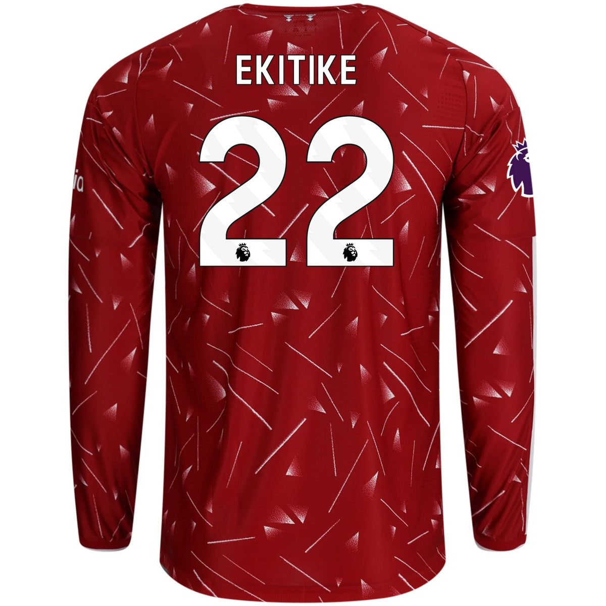 Men's Authentic Ekitike Liverpool Long Sleeve Home Jersey 26/27