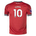 Kid's Replica Cunha Manchester United Home Jersey 25/26