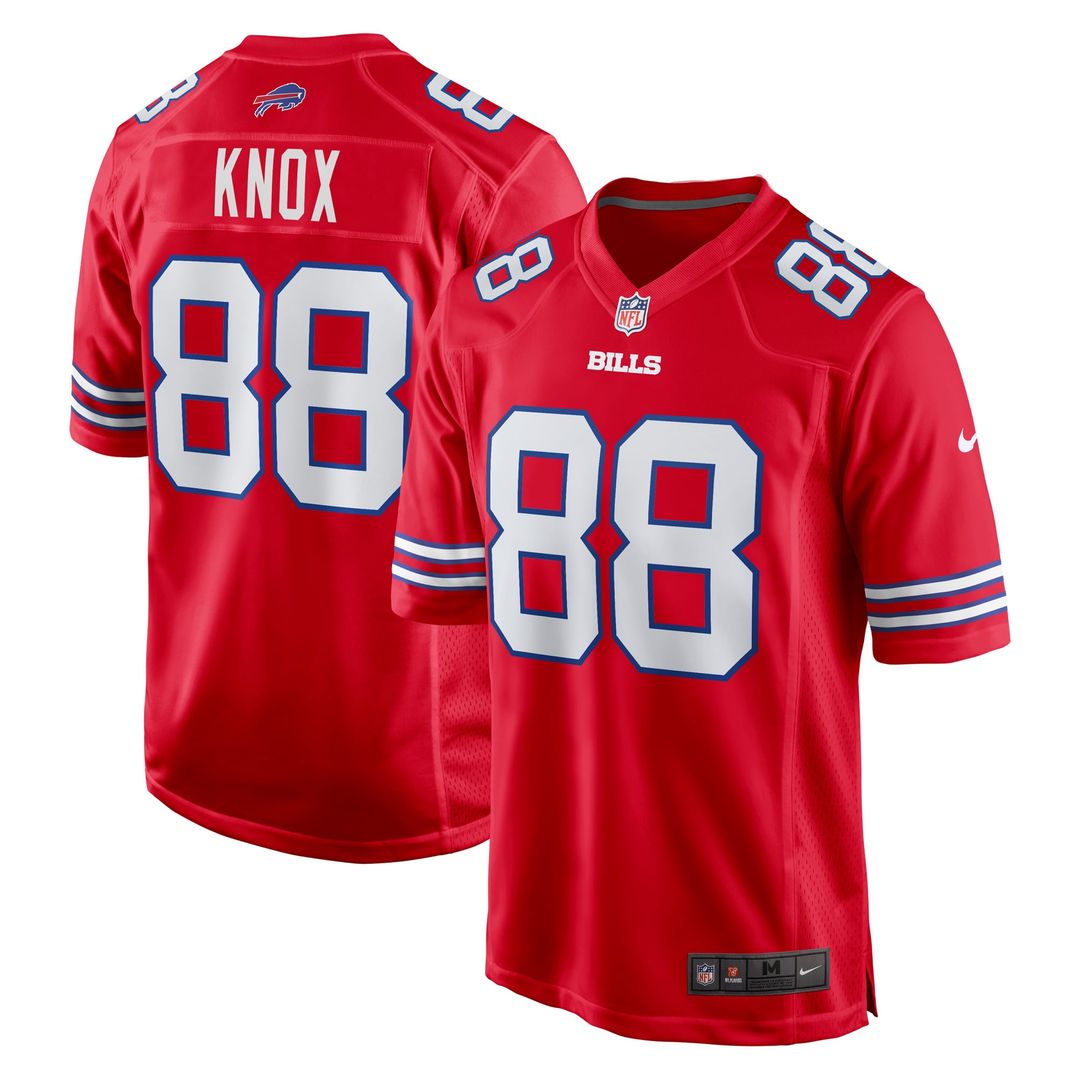 Men's Buffalo Bills Dawson Knox Gray Nickel City