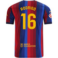 Men's Replica Rodrigo Barcelona Home Jersey 26/27