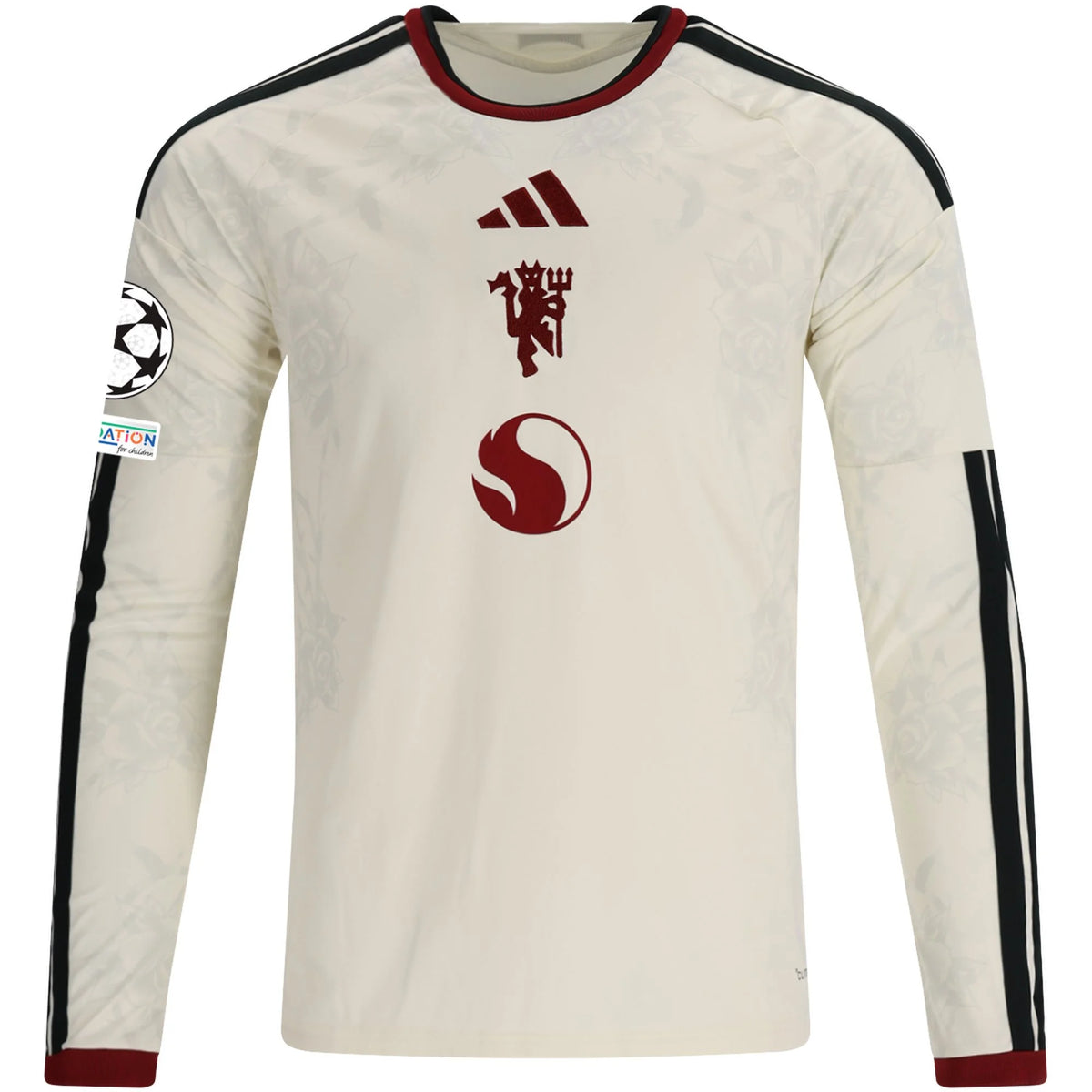 Men's Replica Manchester United Long Sleeve Third Jersey 26/27 UCL