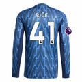 Men's Authentic Rice Arsenal Long Sleeve Away Jersey 25/26