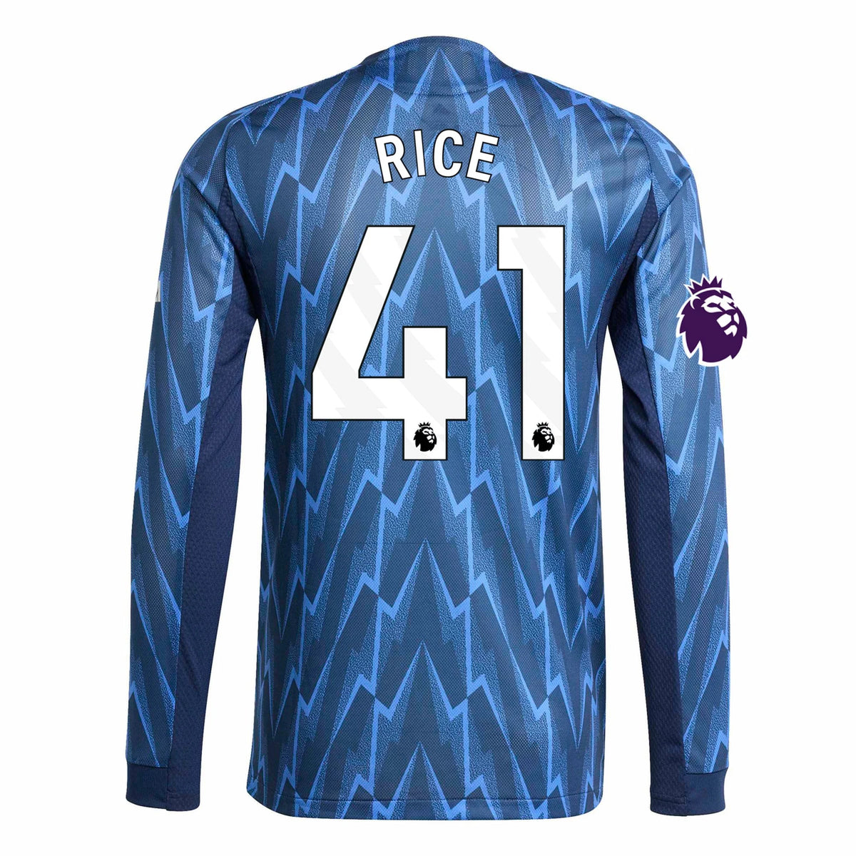 Men's Authentic Rice Arsenal Long Sleeve Away Jersey 25/26