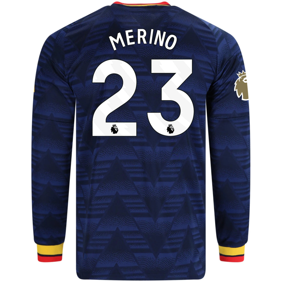Men's Authentic Merino Arsenal Long Sleeve Away Jersey 26/27