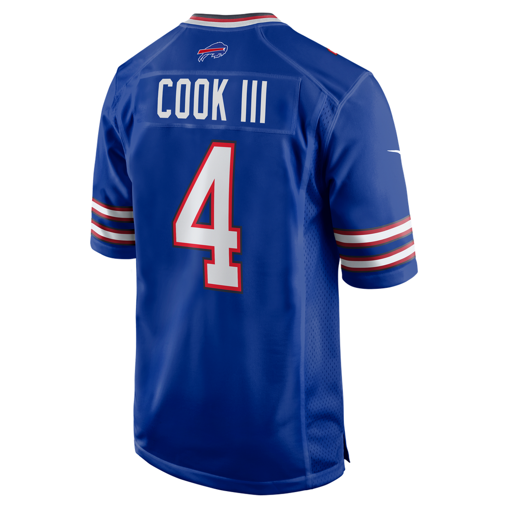 Men's Buffalo Bills James Cook III Gray Nickel City