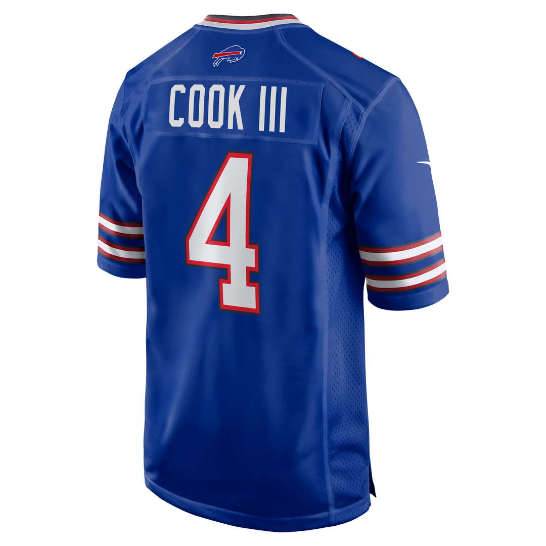Men's Buffalo Bills James Cook III Gray Nickel City